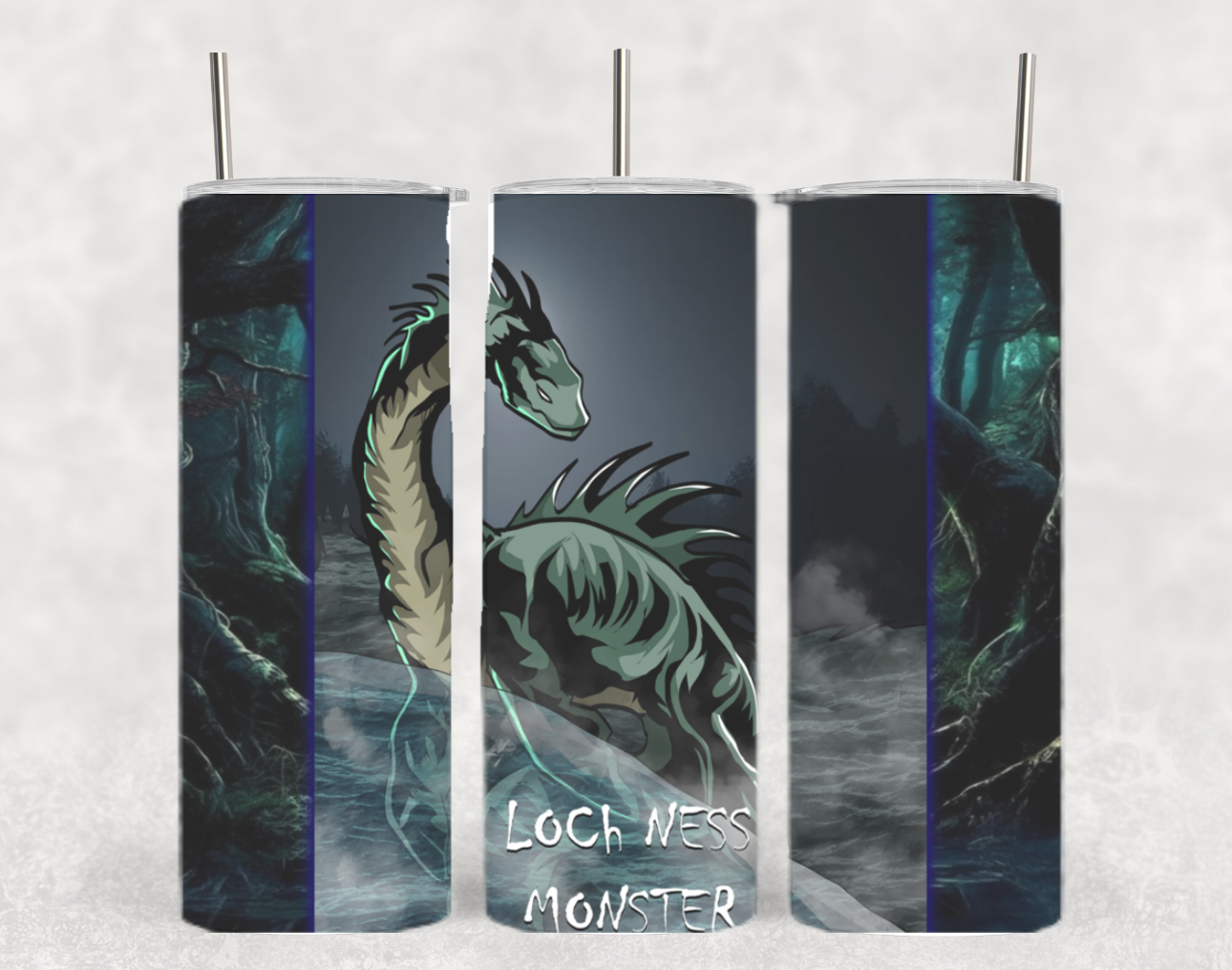 Loch Ness Monster Cryptid Myth Halloween Horror Tumbler
