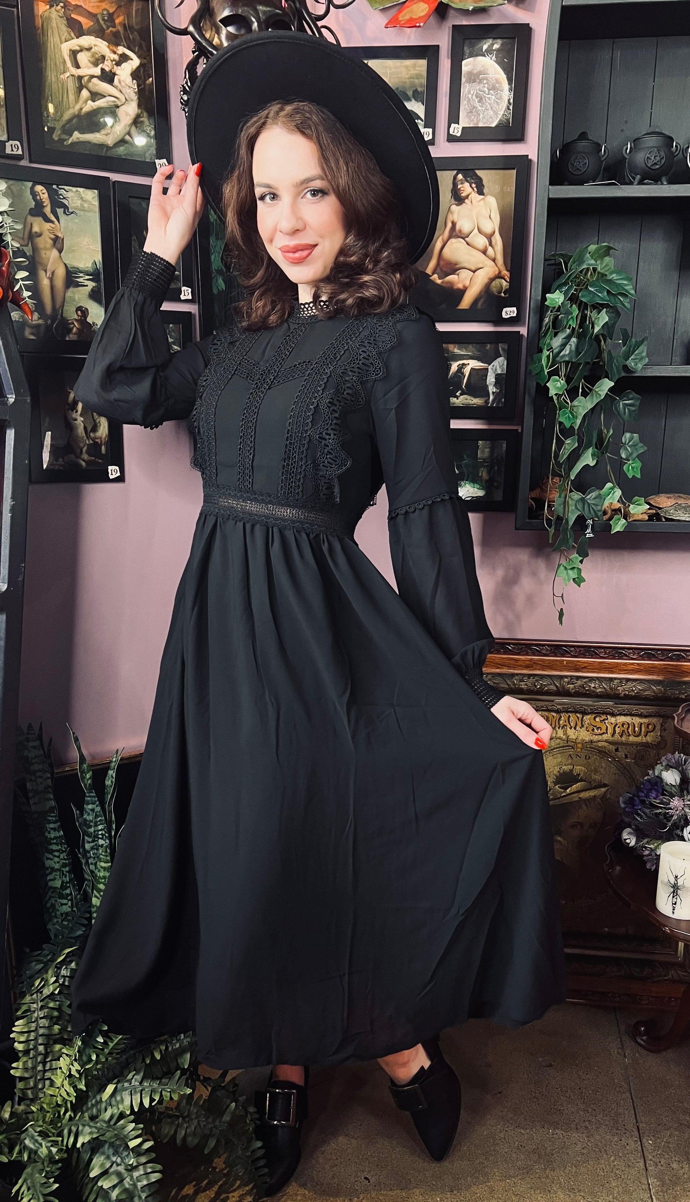 Agatha - Lightweight boho witchy dress