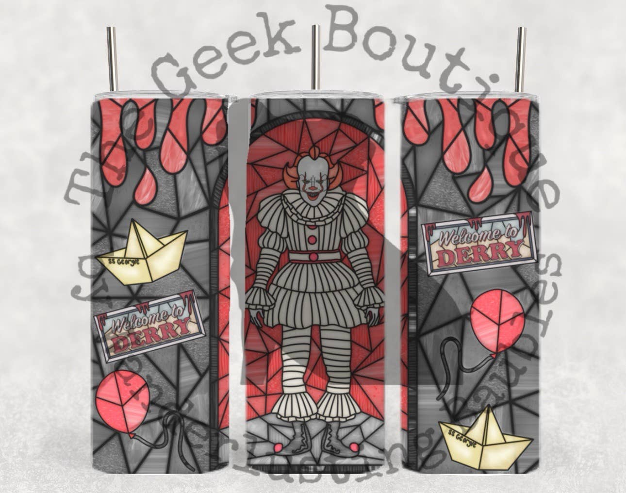 It Pennywise Classic Movie Horror Halloween SG Tumbler