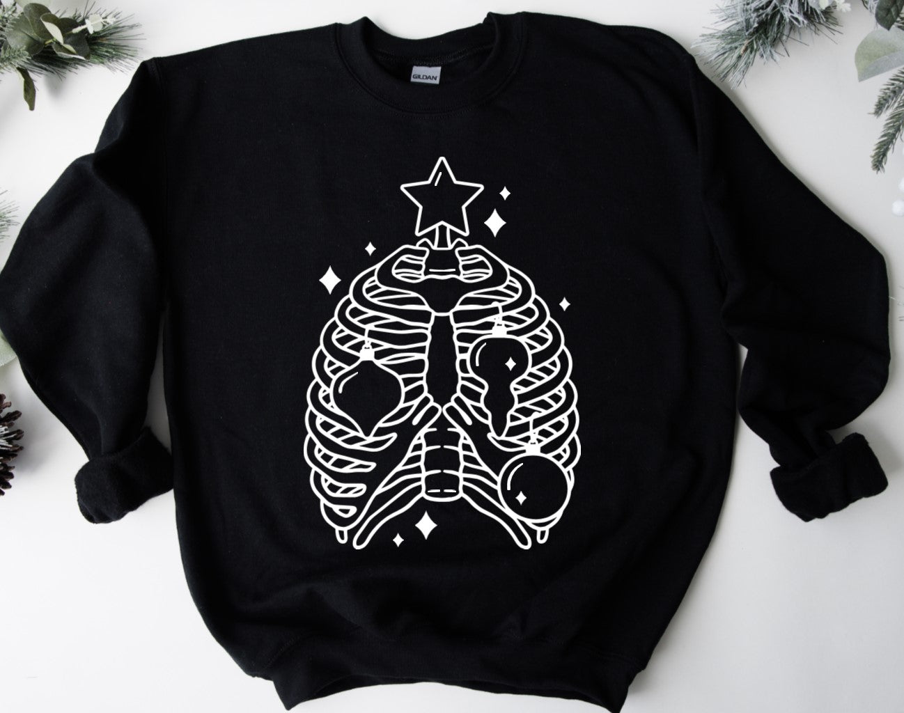 Holiday Rib Cage - Available in T-Shirt, Pullover, Hoodie, Tank or Long Sleeve