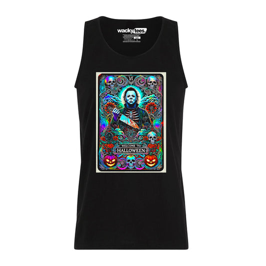 Halloween Michael Myers Tarot Card Graphic Tee