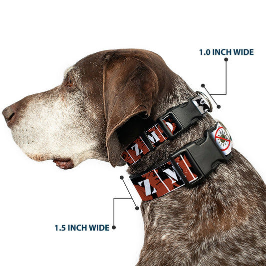Plastic Clip Collar - Gremlins GIZMO Poses/Rules Blocks Red/Greens/Grays/White