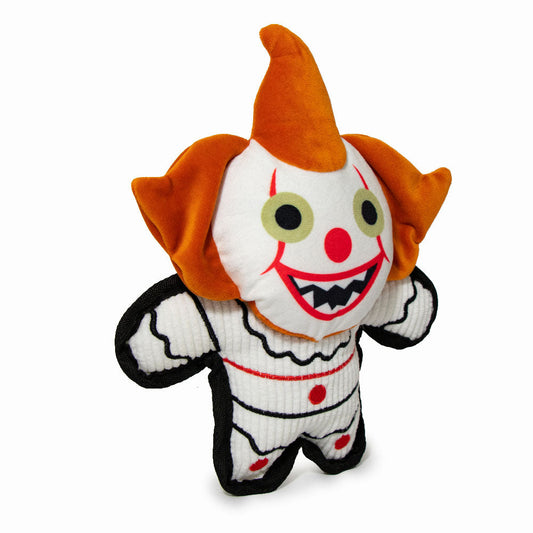 Dog Toy Squeaker Corduroy Plush - It Pennywise Red Balloon Pose