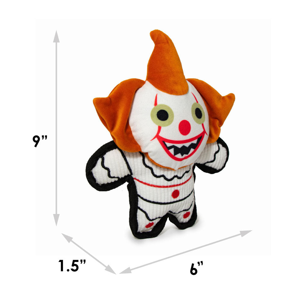 Dog Toy Squeaker Corduroy Plush - It Pennywise Red Balloon Pose