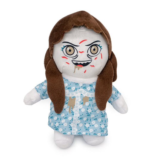 Dog Toy Squeaker Plush - The Exorcist Regan Standing Pose