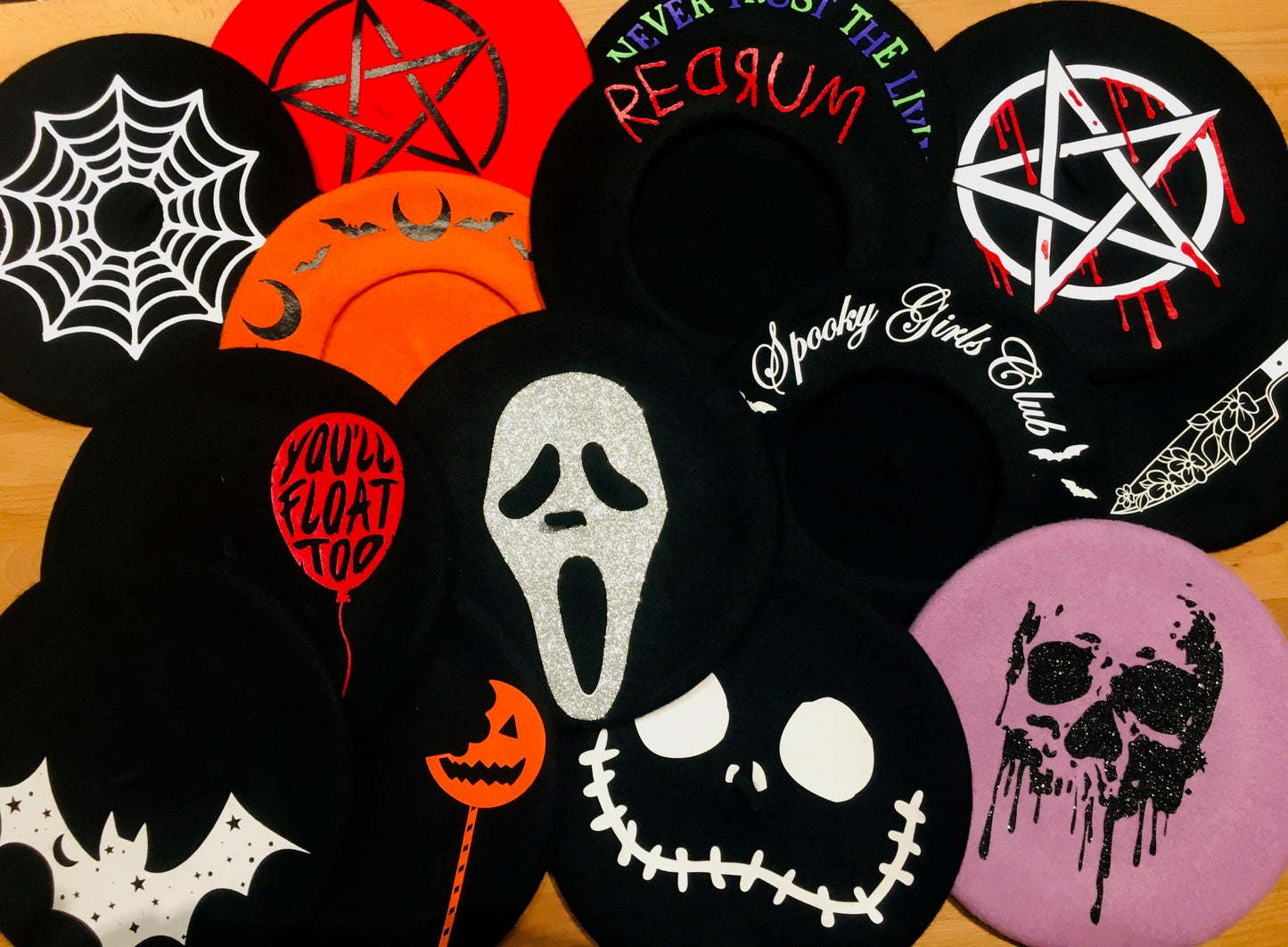 Vegan Beret - Halloween Lollipop