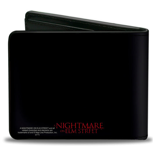 Bi-Fold Wallet - Freddy's Hand NEVER SLEEP AGAIN + A NIGHTMARE ON ELM STREET Black Red
