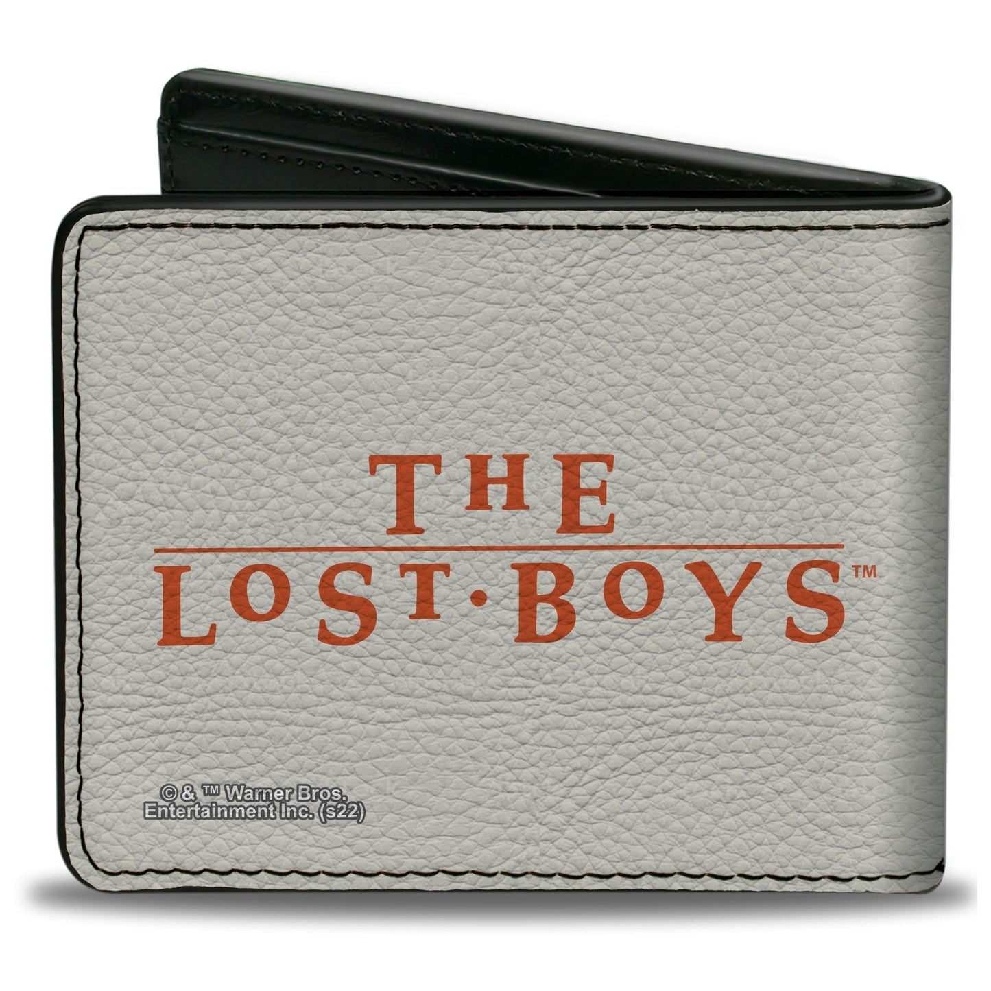 Bi-Fold Wallet - The Lost Boys David Fangs Character Close-Up and Title Logo White/Red
