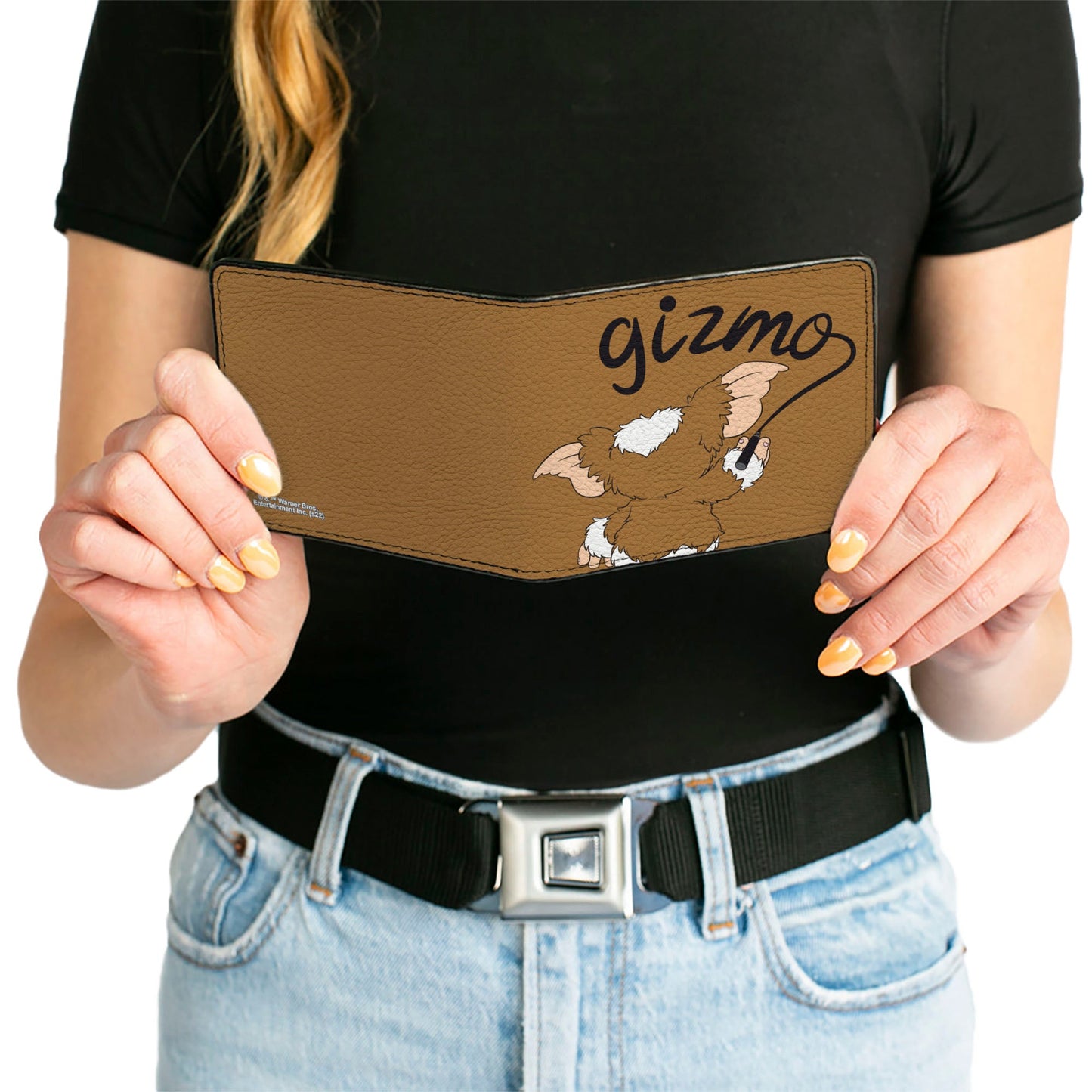 Bi-Fold Wallet - Gremlins GIZMO Script Pose Brown/Black
