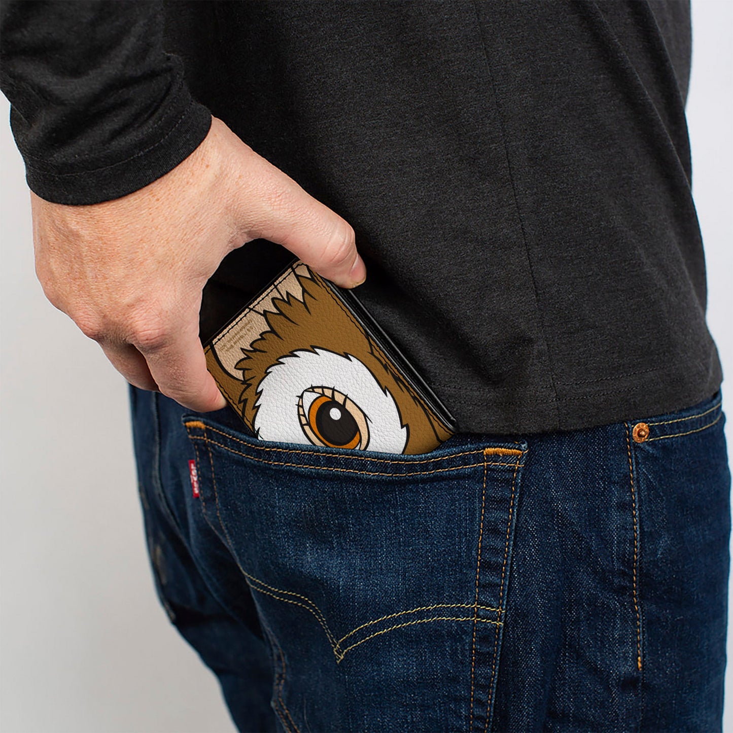 Bi-Fold Wallet - The Gremlins Gizmo Face Character Close-Up