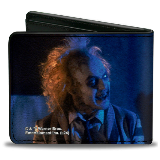 Bi-Fold Wallet - Beetlejuice Scene Blocks Blues