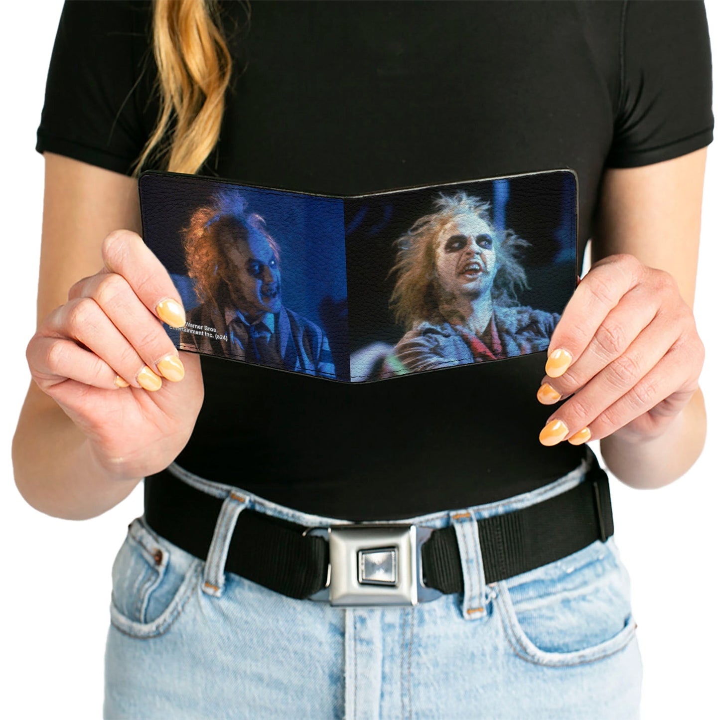 Bi-Fold Wallet - Beetlejuice Scene Blocks Blues