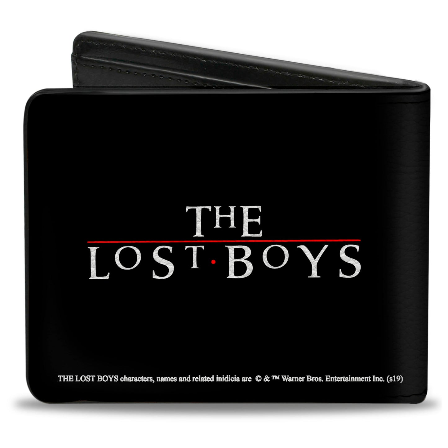Bi-Fold Wallet - The Lost Boys Cast Pose Quote Red White + Logo Black White Red