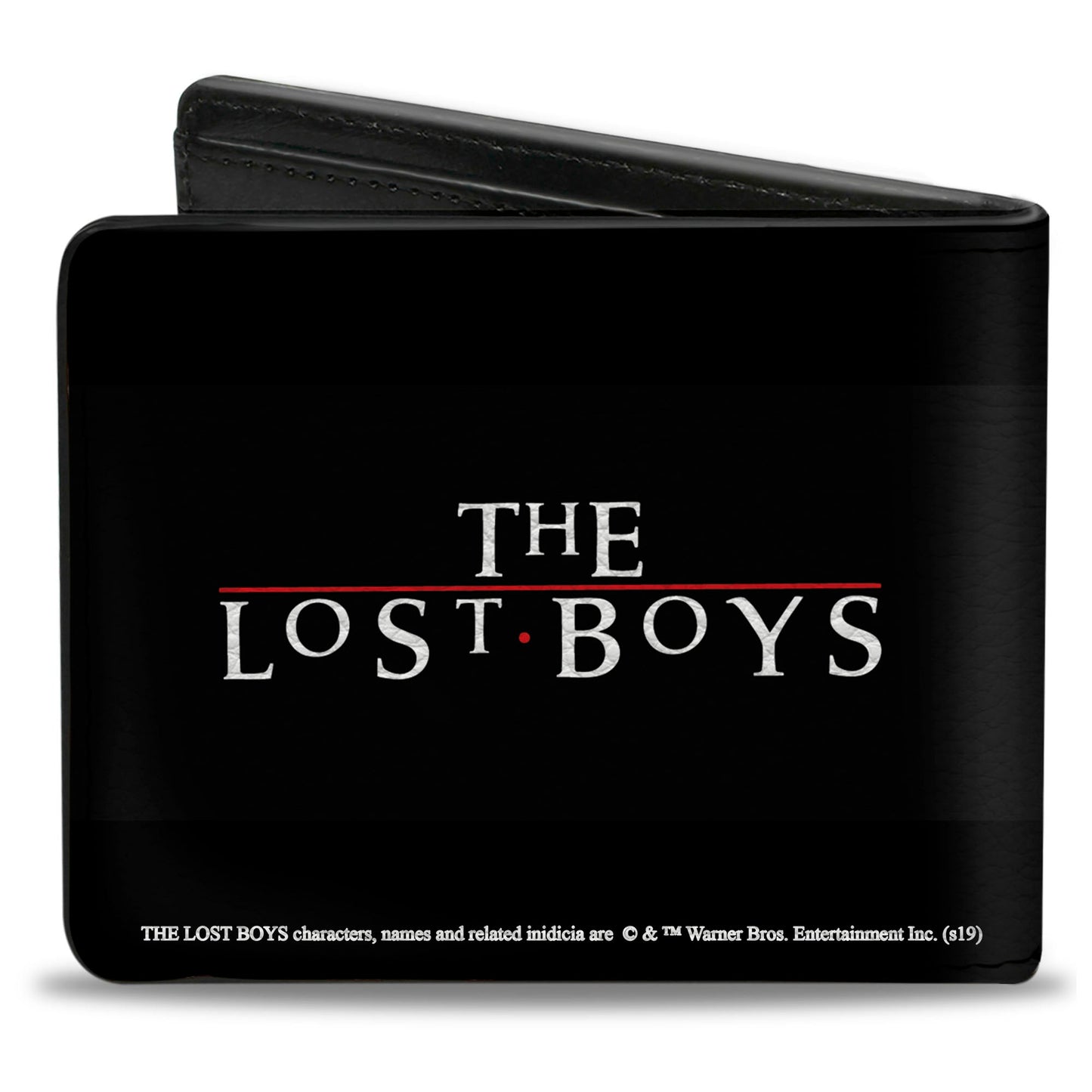 Bi-Fold Wallet - The Lost Boys David Face CLOSE-UP + Logo Black Reds White