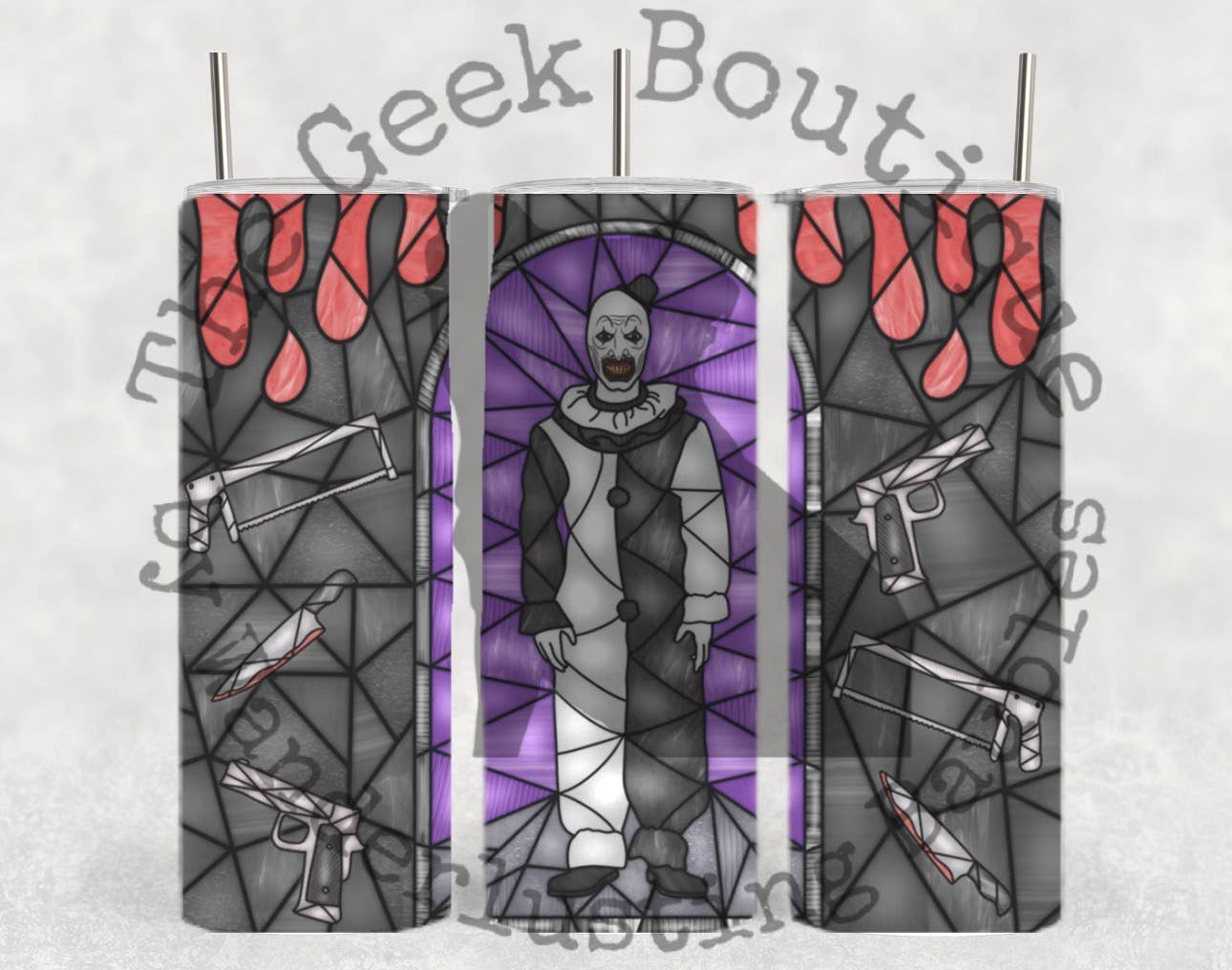 Art Clown Terrifier Movie Horror Halloween Tumbler