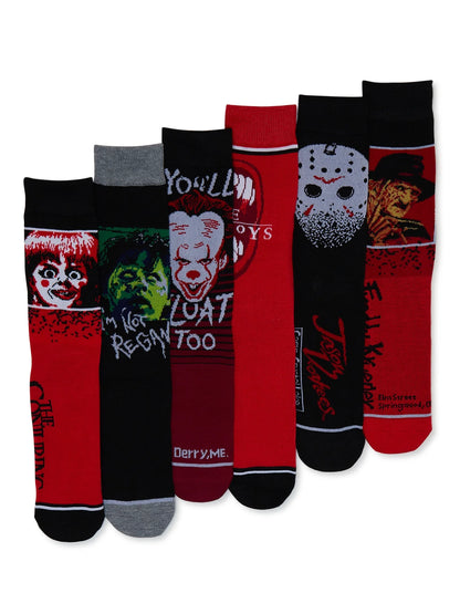 Horror Socks, 6-Pack