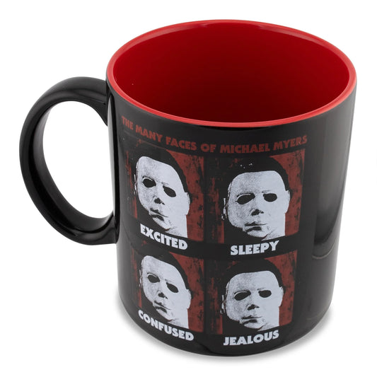 Many Faces of Michael Myers Ceramic Mug | Holds 20 Ounces