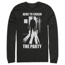 Men'S  II Michael Myers Crash the Party Long Sleeve Shirt Black X Large