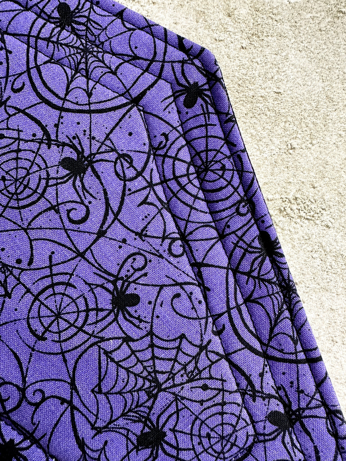 Spiderweb Coffin Coaster (Mug Rug)