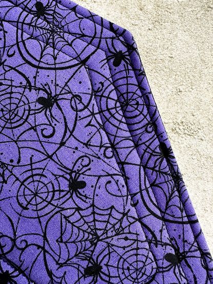 Spiderweb Coffin Coaster (Mug Rug)