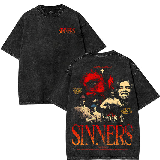 Sinners Vintage Movie T-Shirt (Unisex)