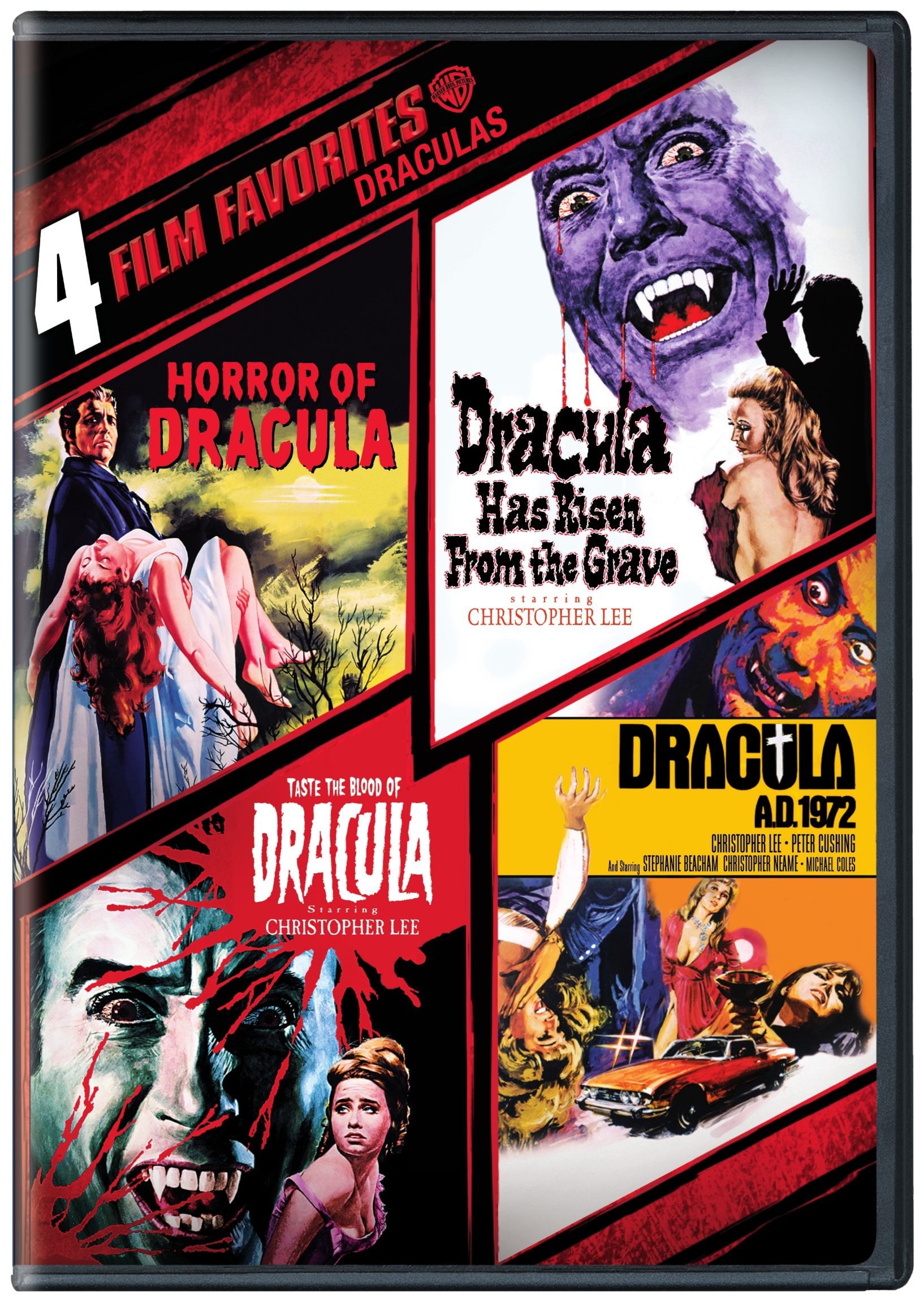 4 Film Favorites: Draculas (DVD), Horror,