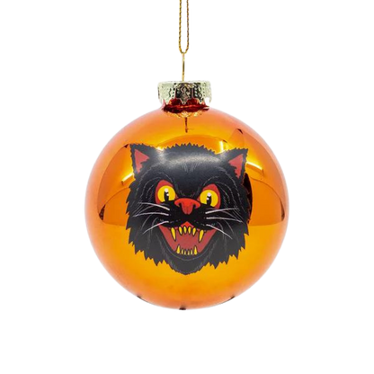 Ghoulish Glass Ornaments 4 Pack