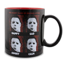 Many Faces of Michael Myers Ceramic Mug | Holds 20 Ounces