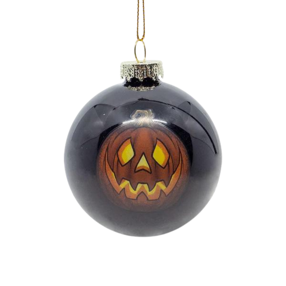 Ghoulish Glass Ornaments 4 Pack