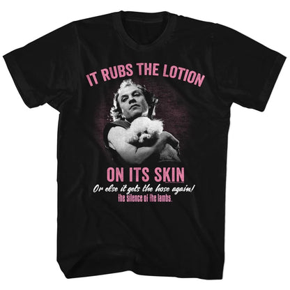 Silence of the Lambs Lotion Black Adult T-Shirt