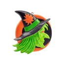 Hallowitch Flatback Ornament