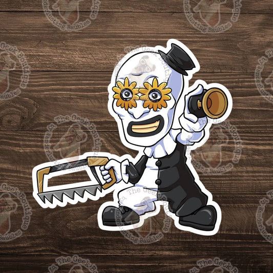 3" Vinyl Art the Clown Halloween Horror Terrifier Sticker