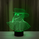 Plague Doctor Acrylic Lamp