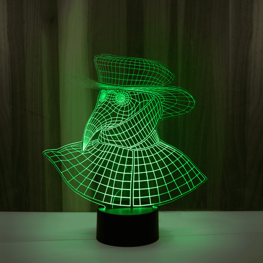 Plague Doctor Acrylic Lamp