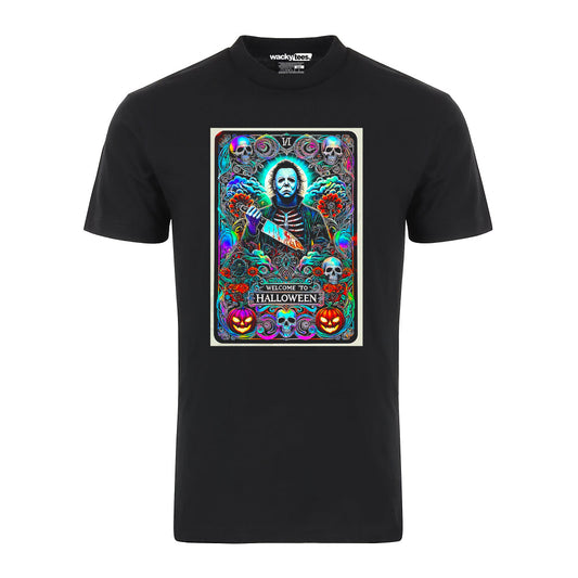 Halloween Michael Myers Tarot Card Graphic Tee