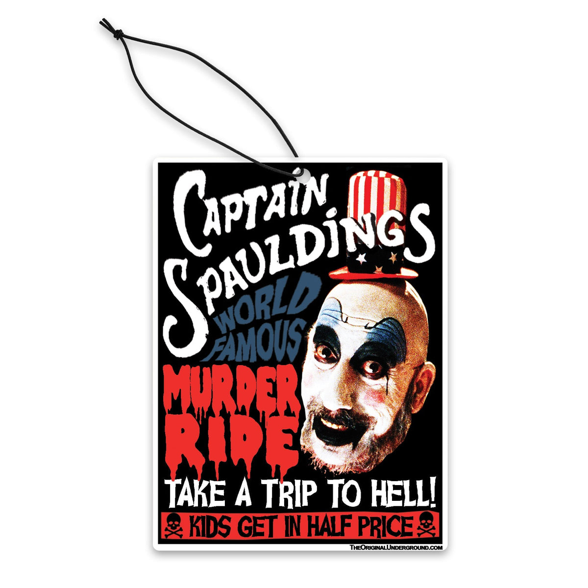 Captain Spaulding's Murder Ride Car Air Freshener