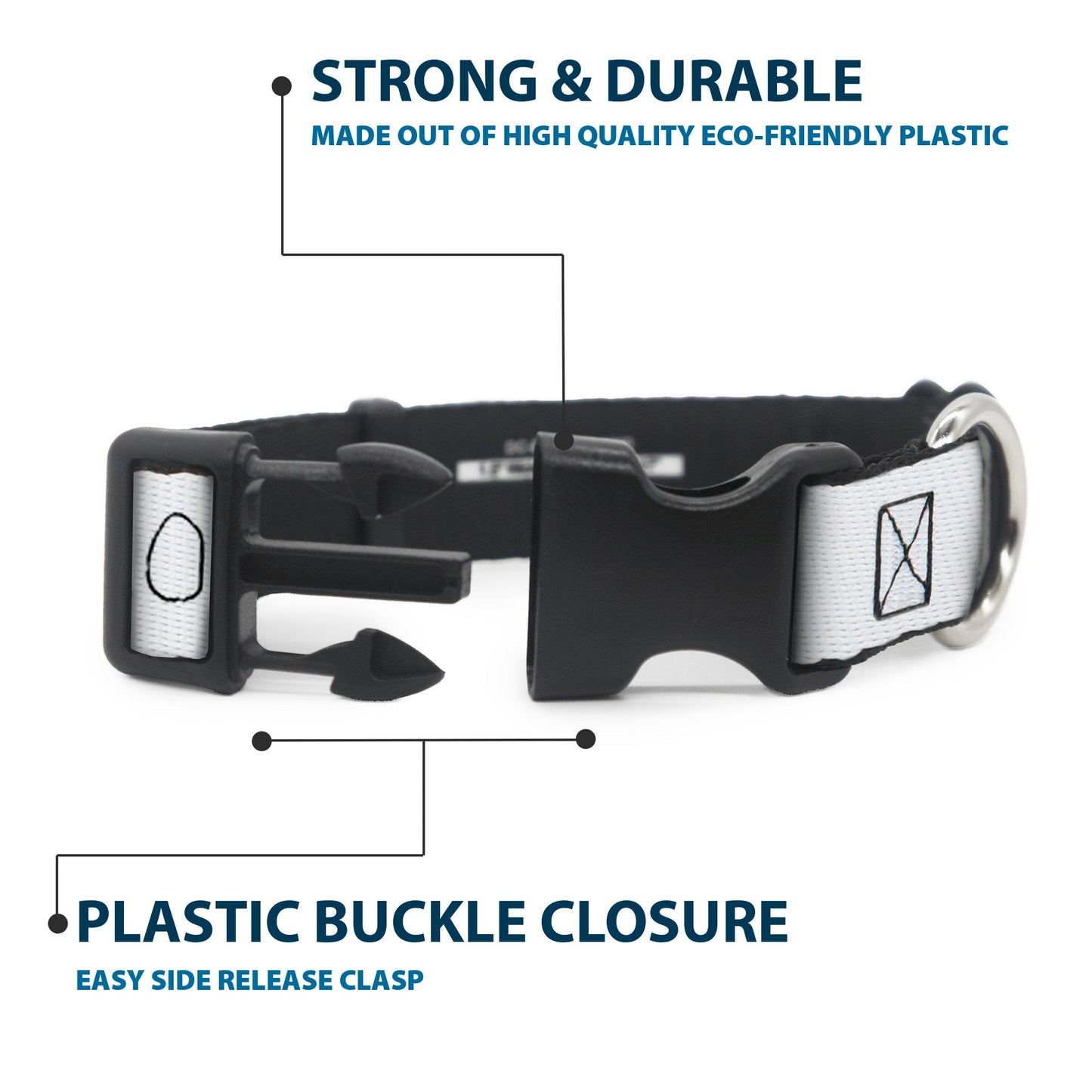 Plastic Clip Collar - It Chapter Two LOSER/LOVER White/Black/Red