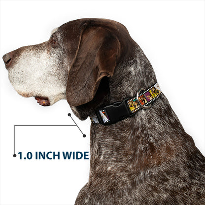 Plastic Clip Collar - Gremlins Gizmo Filmstrip Poses Multi Color