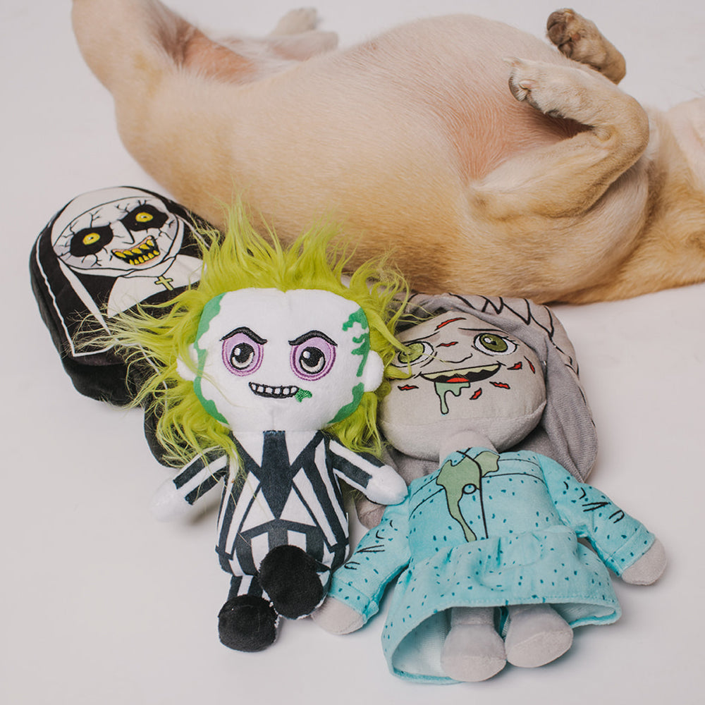 Dog Toy Squeaker Plush - The Exorcist Regan 3-D Standing Pose