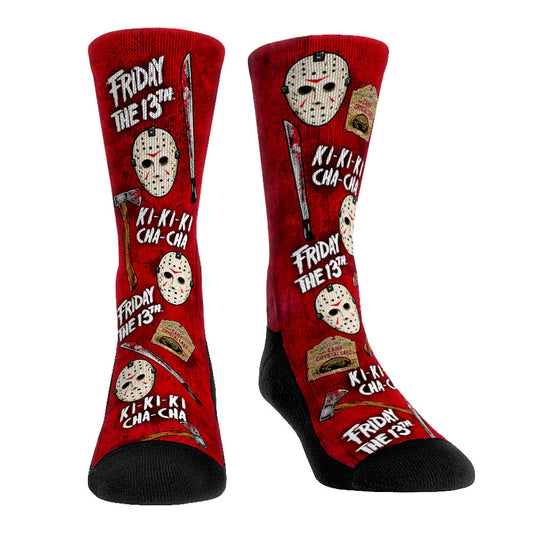 Friday the 13th Jason All-Over Print Crew Socks