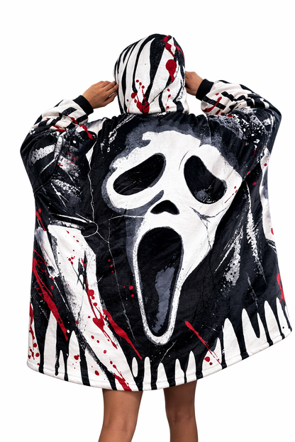 Ghost Face Blanket Hoodie