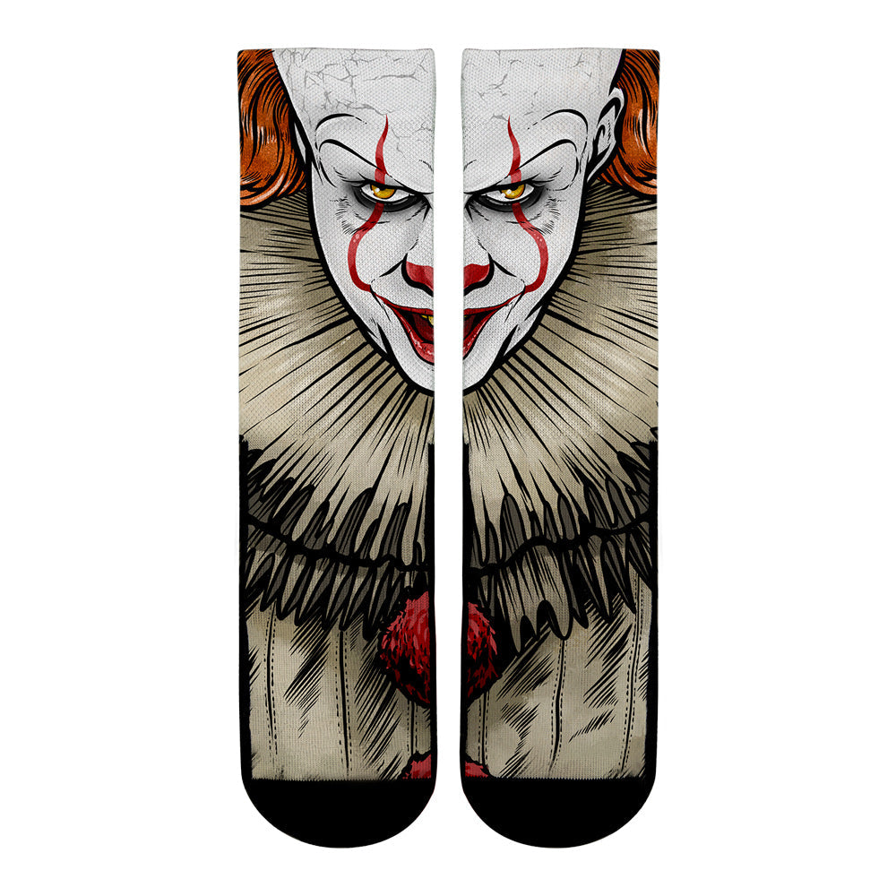 IT Pennywise Split Face Crew Socks