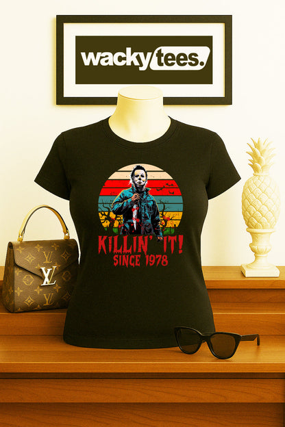 Halloween Michael Myers Killin' It Since '78 Graphic Tee