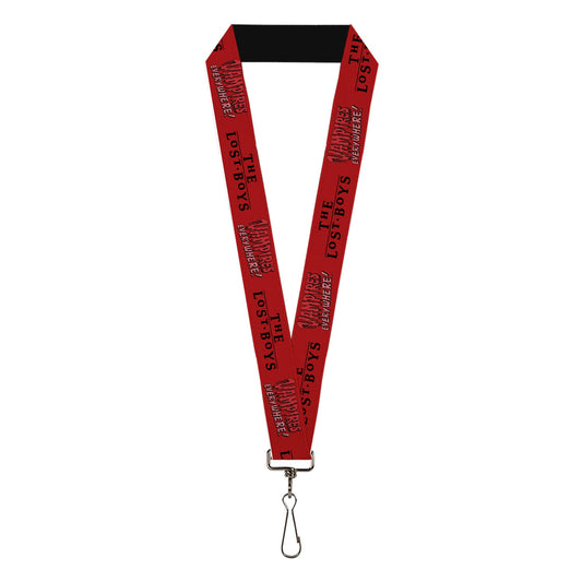 Lanyard - 1.0" - THE LOST BOYS VAMPIRES EVERYWHERE Title Logo Reds/Black