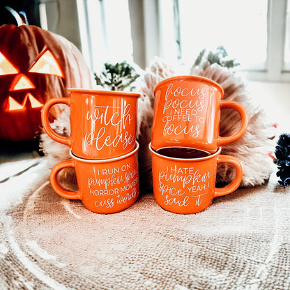 Pumpkin + Horror Coffee Mug