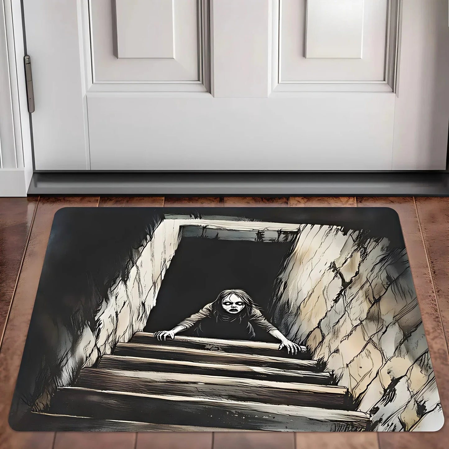 Pennywise Horror Door Mat – Non-Slip Absorbent Indoor & Outdoor Rug