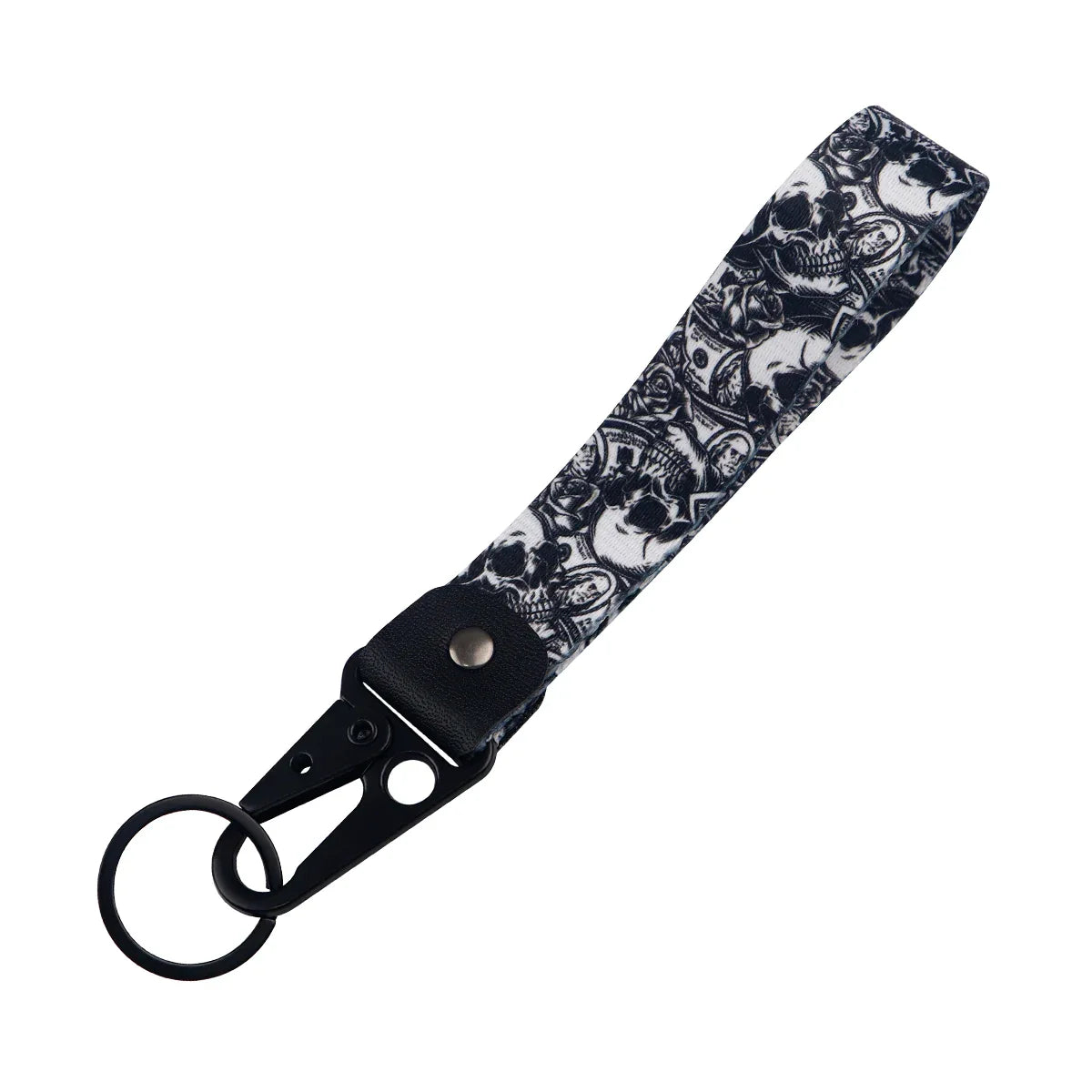 Skeleton Car Keychain | Scary Key Ring Jewelry for Men Women Motorcycle Lanyard Halloween Gift