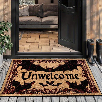 Halloween Bat Door Mat – Non-Slip Outdoor & Indoor Rug