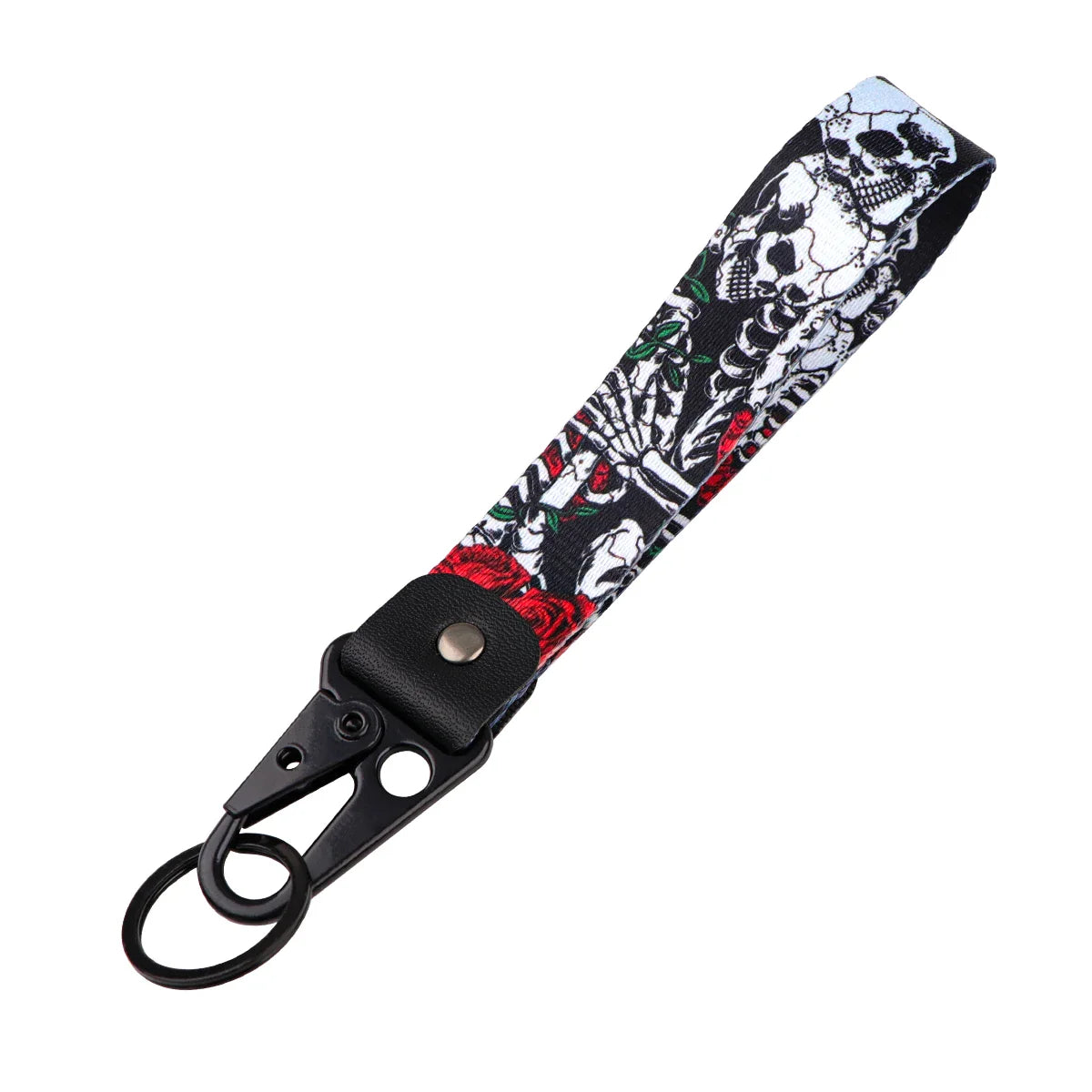 Skeleton Car Keychain | Scary Key Ring Jewelry for Men Women Motorcycle Lanyard Halloween Gift