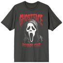 Scream Ghost Face Horror Club Unisex T-Shirt, Charcoal, Medium